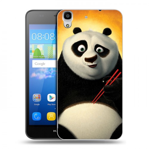 Дизайнерский пластиковый чехол для Huawei Y6 Кунг-Фу Панда
