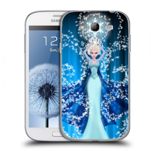 Дизайнерский пластиковый чехол для Samsung Galaxy Grand Холодное сердце