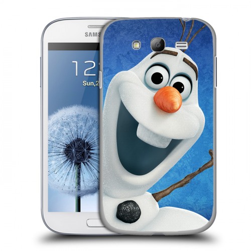 Дизайнерский пластиковый чехол для Samsung Galaxy Grand Холодное сердце