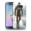 Дизайнерский пластиковый чехол для Samsung Galaxy S6 Edge Half life