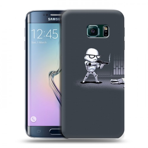 Дизайнерский силиконовый чехол для Samsung Galaxy S6 Edge Half life