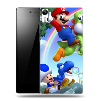 Дизайнерский силиконовый чехол для Lenovo Vibe Shot Mario (на заказ)