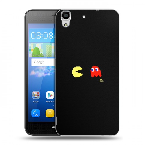 Дизайнерский пластиковый чехол для Huawei Y6 Pacman