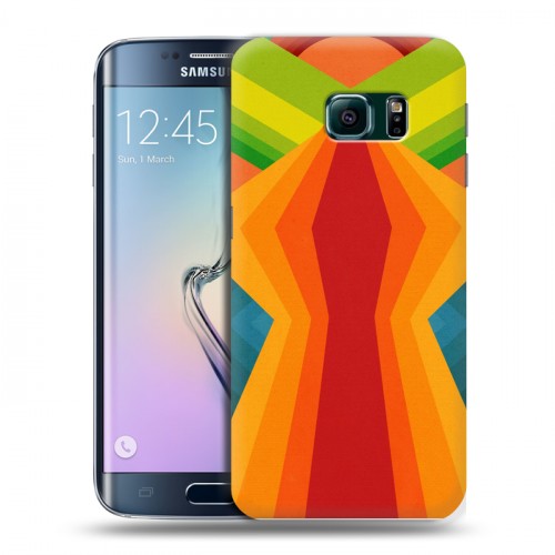 Дизайнерский пластиковый чехол для Samsung Galaxy S6 Edge Стеклянная яркость