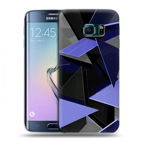 Дизайнерский силиконовый чехол для Samsung Galaxy S6 Edge Стеклянная яркость