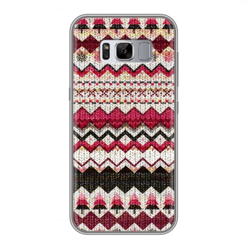 Дизайнерский силиконовый чехол для Samsung Galaxy S8 Plus Текстура свитера
