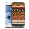Дизайнерский пластиковый чехол для Samsung Galaxy Grand Текстура свитера