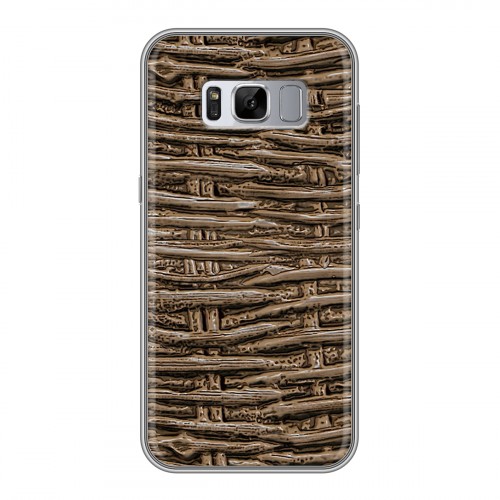 Дизайнерский силиконовый чехол для Samsung Galaxy S8 Plus Плетеные текстуры