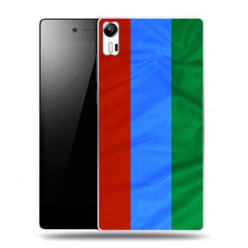 Дизайнерский силиконовый чехол для Lenovo Vibe Shot Флаг Дагестана (на заказ)