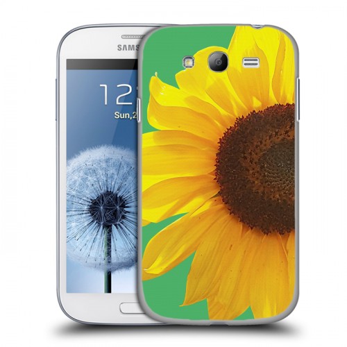 Дизайнерский пластиковый чехол для Samsung Galaxy Grand Арбузно-подсолнечное настроение
