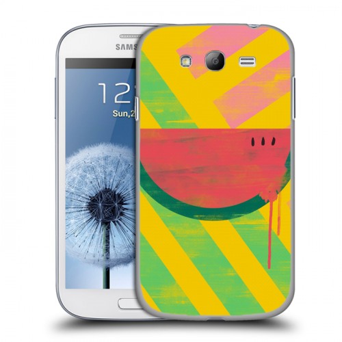 Дизайнерский пластиковый чехол для Samsung Galaxy Grand Арбузно-подсолнечное настроение