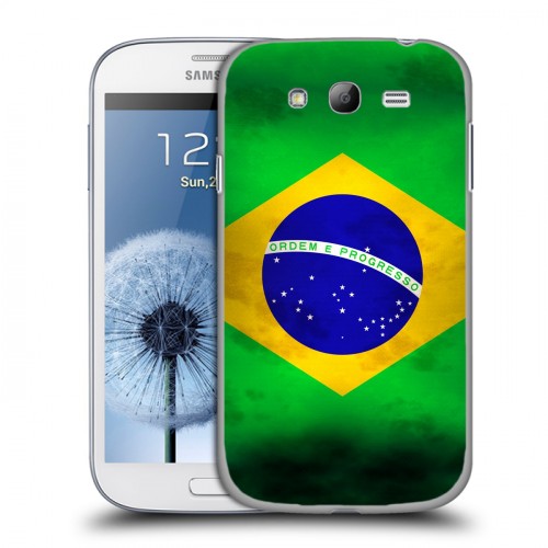 Дизайнерский пластиковый чехол для Samsung Galaxy Grand Флаг Бразилии