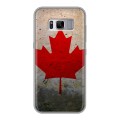Дизайнерский силиконовый чехол для Samsung Galaxy S8 Plus Флаг Канады