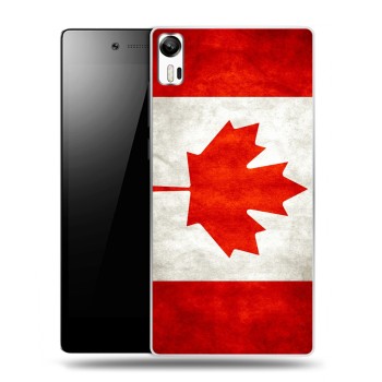 Дизайнерский силиконовый чехол для Lenovo Vibe Shot Флаг Канады (на заказ)