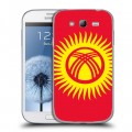 Дизайнерский пластиковый чехол для Samsung Galaxy Grand Флаг Киргизии
