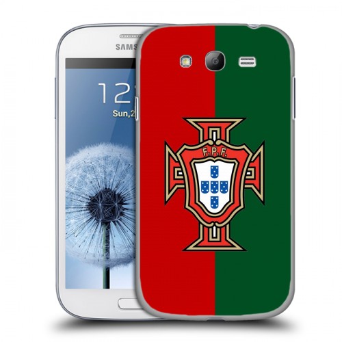 Дизайнерский пластиковый чехол для Samsung Galaxy Grand Флаг Португалии
