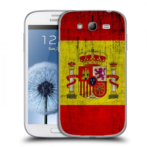 Дизайнерский пластиковый чехол для Samsung Galaxy Grand Флаг Испании