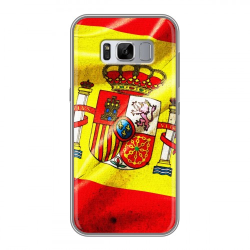 Дизайнерский силиконовый чехол для Samsung Galaxy S8 Plus Флаг Испании