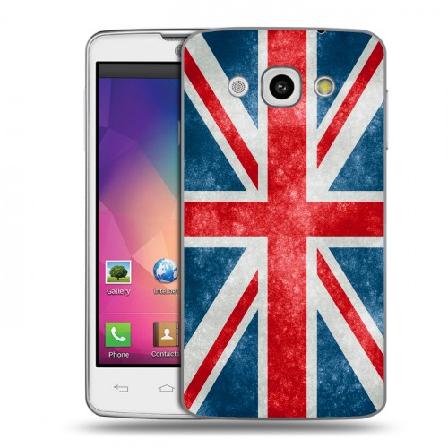Дизайнерский пластиковый чехол для LG L60 Флаг Британии