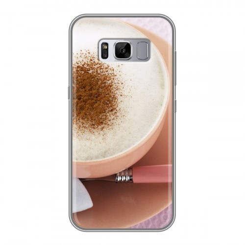 Дизайнерский силиконовый чехол для Samsung Galaxy S8 Plus Кофе напиток