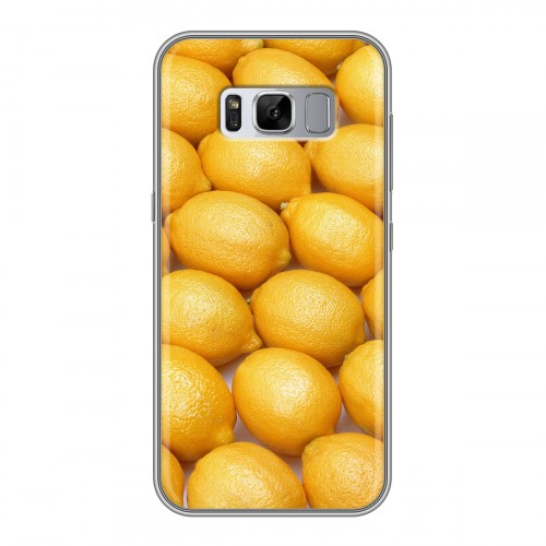 Дизайнерский силиконовый чехол для Samsung Galaxy S8 Plus Лимон