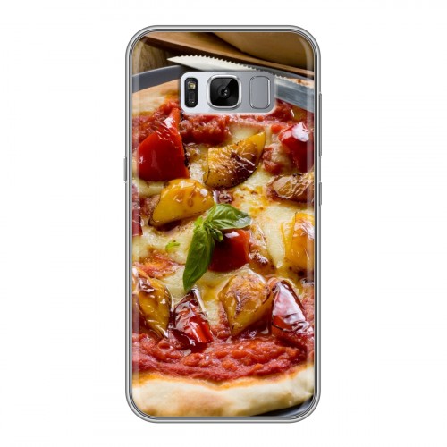 Дизайнерский силиконовый чехол для Samsung Galaxy S8 Plus Пицца