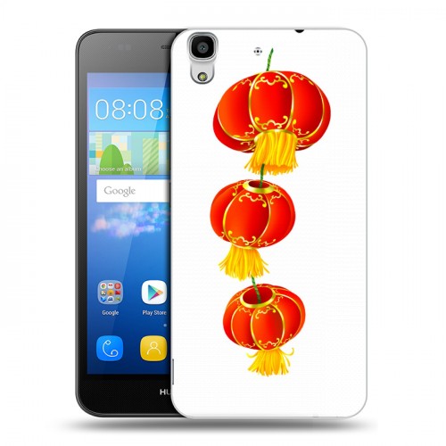 Дизайнерский пластиковый чехол для Huawei Y6 Китайский Новый Год