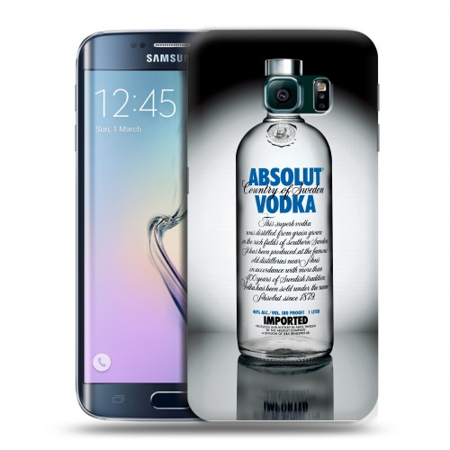Дизайнерский силиконовый чехол для Samsung Galaxy S6 Edge Absolut