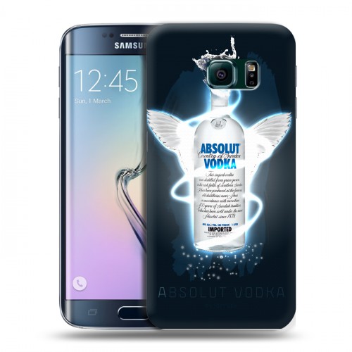 Дизайнерский пластиковый чехол для Samsung Galaxy S6 Edge Absolut