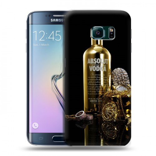 Дизайнерский силиконовый чехол для Samsung Galaxy S6 Edge Absolut