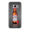 Дизайнерский силиконовый чехол для Samsung Galaxy S8 Plus Budweiser