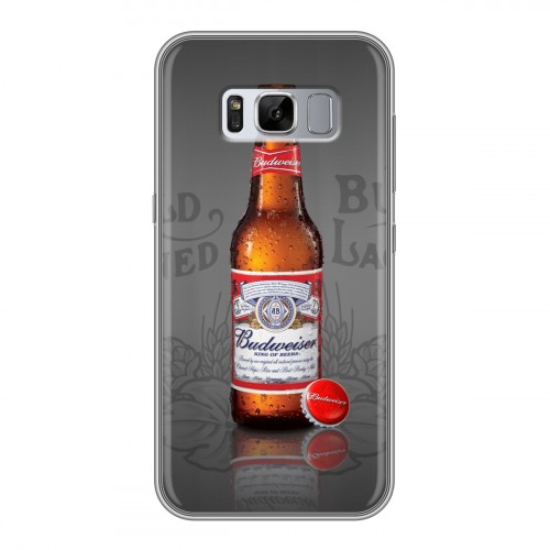 Дизайнерский силиконовый чехол для Samsung Galaxy S8 Plus Budweiser