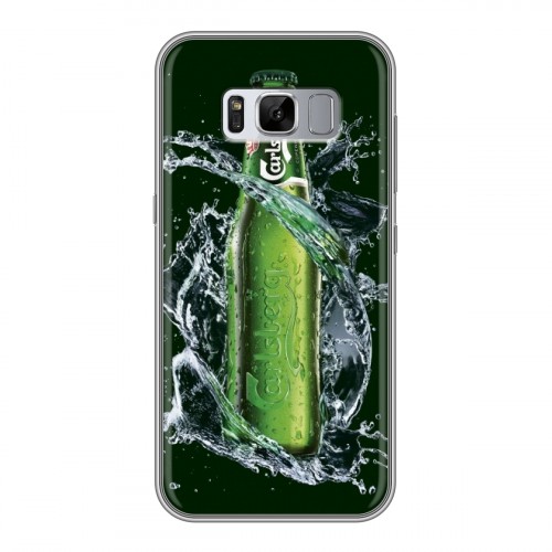 Дизайнерский силиконовый чехол для Samsung Galaxy S8 Plus Carlsberg