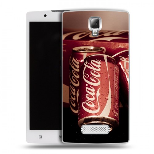 Дизайнерский пластиковый чехол для Lenovo A2010 Coca-cola