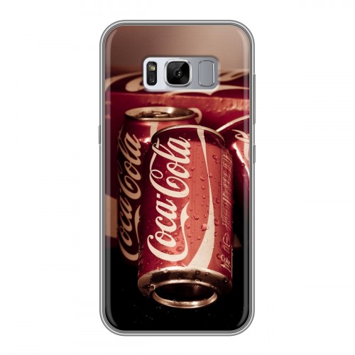 Дизайнерский силиконовый чехол для Samsung Galaxy S8 Plus Coca-cola