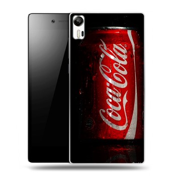 Дизайнерский силиконовый чехол для Lenovo Vibe Shot Coca-cola (на заказ)