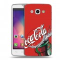 Дизайнерский пластиковый чехол для LG L60 Coca-cola
