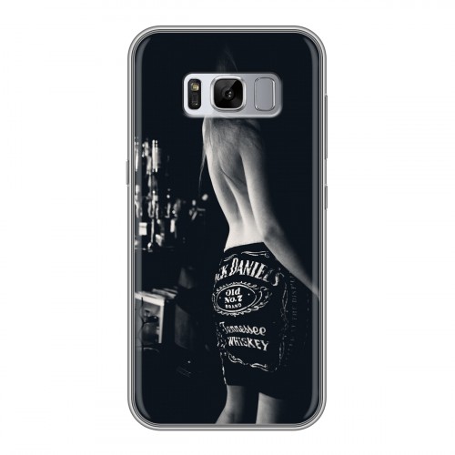 Дизайнерский силиконовый чехол для Samsung Galaxy S8 Plus Jack Daniels