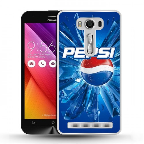 Дизайнерский пластиковый чехол для ASUS Zenfone 2 Laser Pepsi
