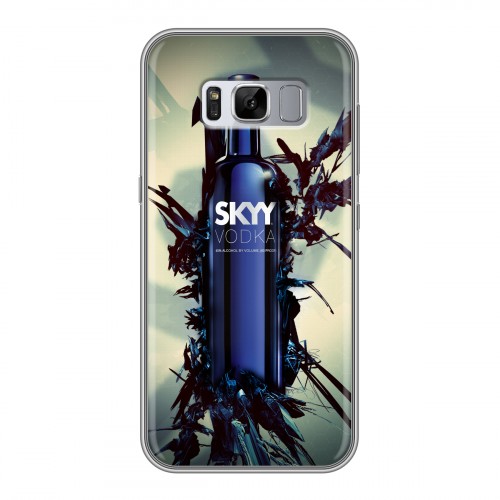 Дизайнерский силиконовый чехол для Samsung Galaxy S8 Plus Skyy Vodka