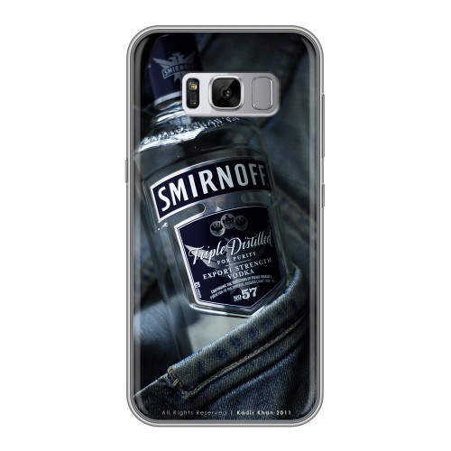 Дизайнерский силиконовый чехол для Samsung Galaxy S8 Plus Smirnoff