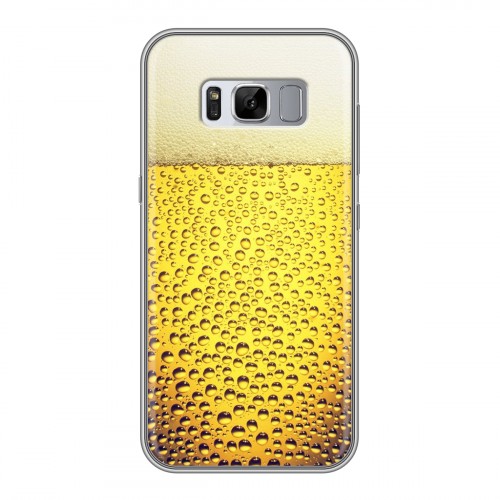 Дизайнерский силиконовый чехол для Samsung Galaxy S8 Plus Пузырьки пива