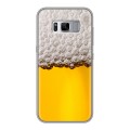 Дизайнерский силиконовый чехол для Samsung Galaxy S8 Plus Пузырьки пива