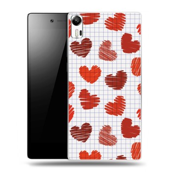 Дизайнерский силиконовый чехол для Lenovo Vibe Shot День Святого Валентина (на заказ)