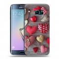 Дизайнерский силиконовый чехол для Samsung Galaxy S6 Edge День Святого Валентина