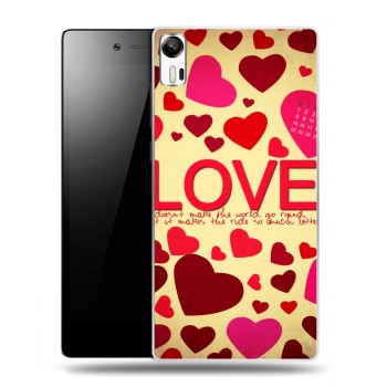 Дизайнерский силиконовый чехол для Lenovo Vibe Shot День Святого Валентина (на заказ)