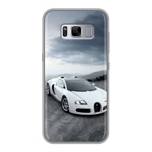 Дизайнерский силиконовый чехол для Samsung Galaxy S8 Plus Bugatti