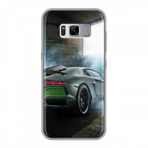 Дизайнерский силиконовый чехол для Samsung Galaxy S8 Plus Lamborghini