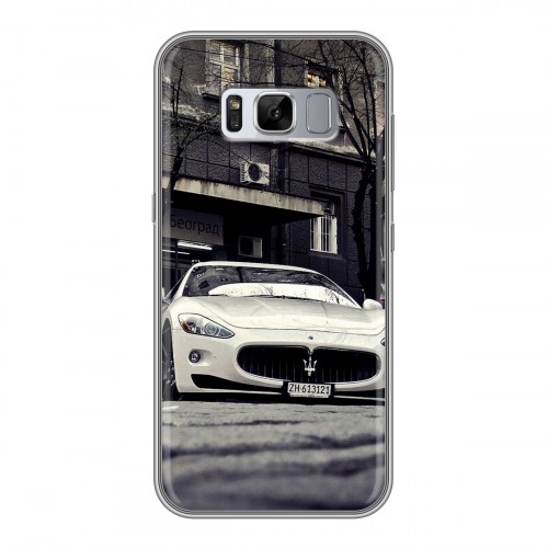 Дизайнерский силиконовый чехол для Samsung Galaxy S8 Plus Maserati