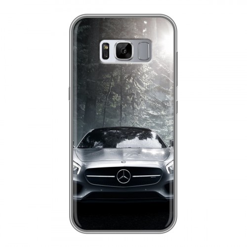Дизайнерский силиконовый чехол для Samsung Galaxy S8 Plus Mercedes